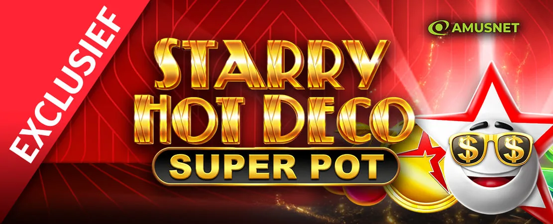 ⭐ Starry Hot Deco Super Pot - de nieuwe Starcasino branded slot!