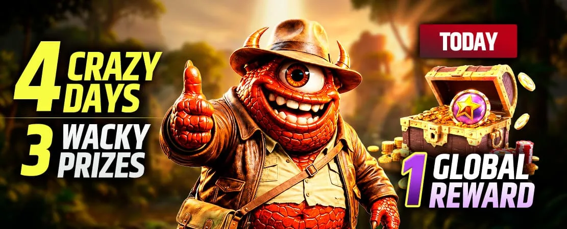 🤪 Wacky Crazy Missions at Starcasino: 4 days, up to 4 rewards