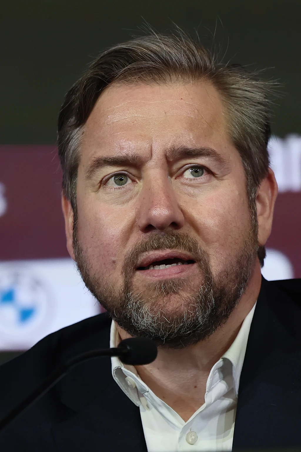 RBFA sports director Vincent Mannaert is pictured during a press conference of Belgian national soccer team Red Devils to present their new head coach , on Friday 7 August 2026, at the RBFA headquarters in Tubize. BELGA PHOTO BRUNO FAHY