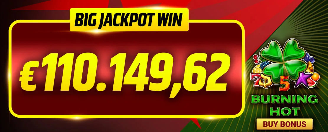 🤑 Jackpot: €110,149.62! 🤑
