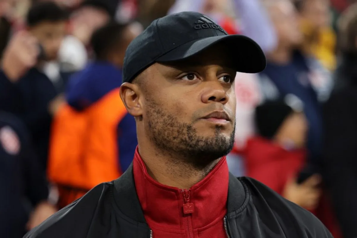 Bayern Munich's Belgian head coach Vincent Kompany attends the UEFA Champions League football match FC Bayern Munich vs GNK Dinamo Zagreb in Munich, southern Germany, on September 17, 2024.  Alexandra BEIER / AFP