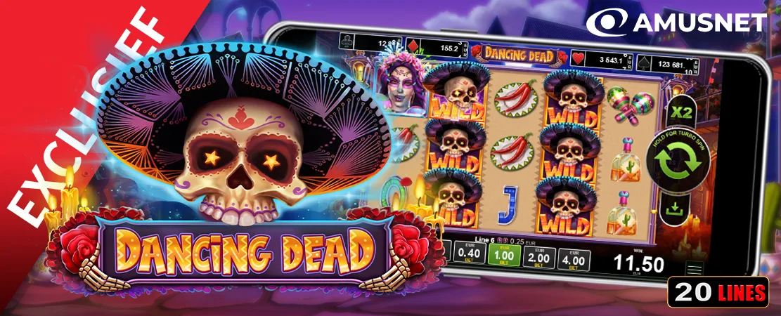 🎶 Exclusief bij Starcasino 💀! Dancing Dead van Amusnet