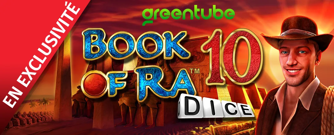 🤠 Exclusivement chez Starcasino ! Book of Ra™ 10 Dice de Greentube 🤠