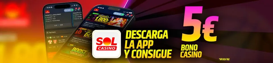 Nueva app de Solcasino