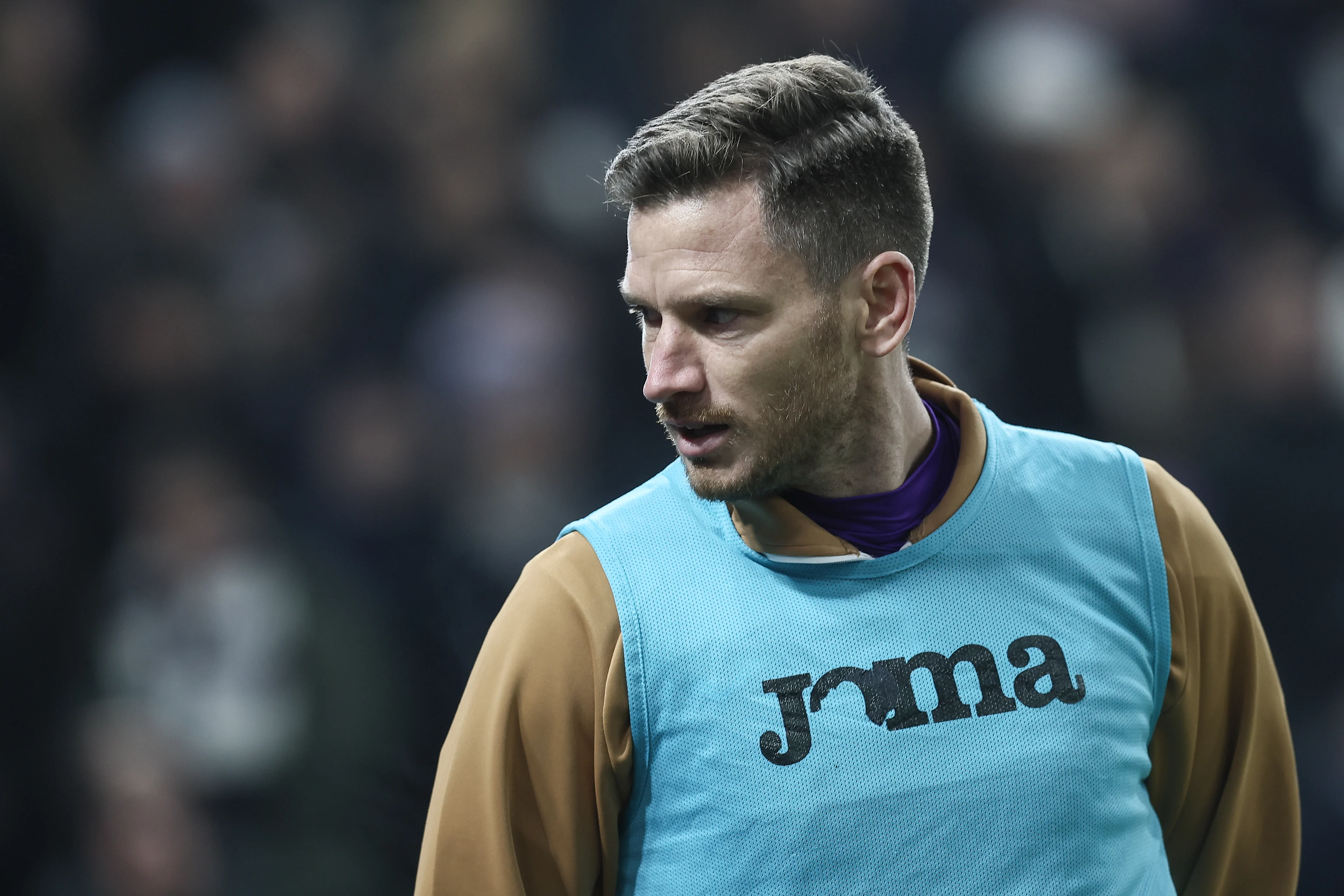 Anderlecht's Jan Vertonghen pictured during a soccer match between RSC Anderlecht and FCV Dender EH, Friday 27 December 2024 in Brussels, a game of day 20 of the 2024-2025 season of the 'Jupiler Pro League' first division of the Belgian championship. The competition was re-branded as the 'Younited Pro League' for the games of matchweek 20, to shine a light on the Younited Belgium charity. BELGA PHOTO BRUNO FAHY