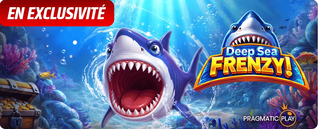 🦈 Deep Sea Frenzy – En exclusivité chez Starcasino !