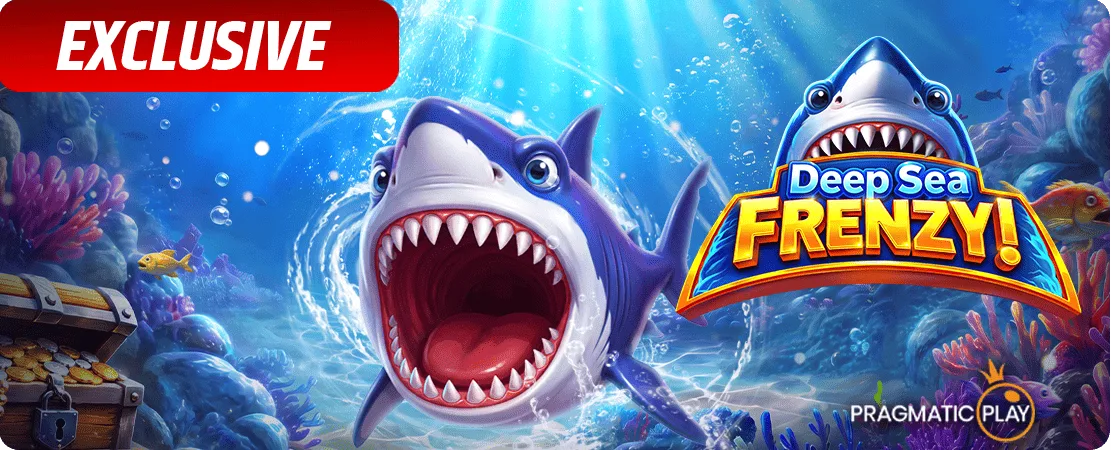 🦈 Deep Sea Frenzy – New exclusive at Starcasino!