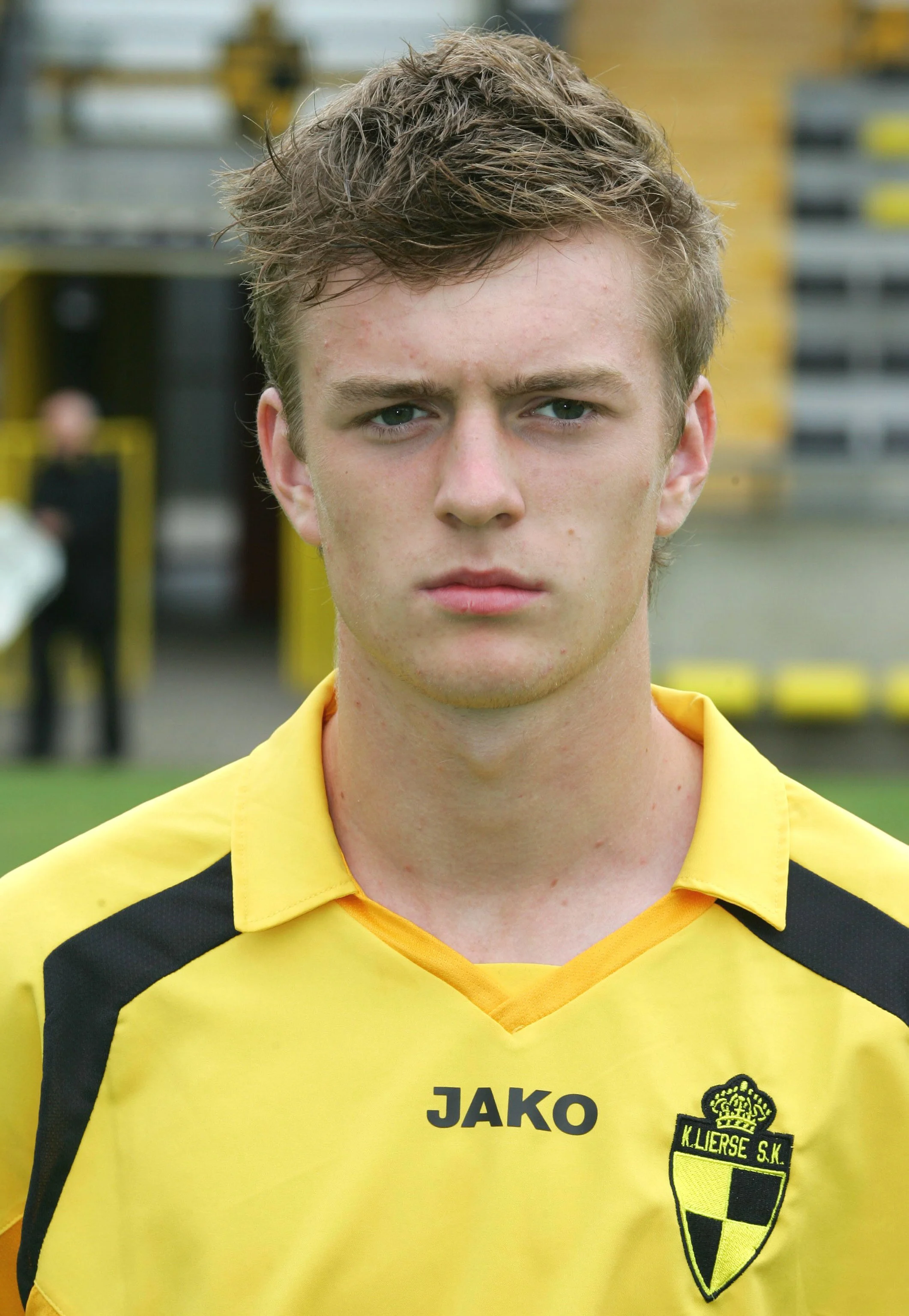 20060711 - LIER, BELGIUM : Steve Nuyts poses for a portrait, Tuesday 11 July 2006, during the official presentation of Lierse soccer team for the 2006-2007 season.  BELGA PHOTO ERIC LALMAND