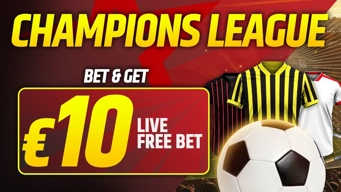 🎯 Champions League Kwalificatie – Bet & Get Special: Speel pre-match en krijg een Free Bet live