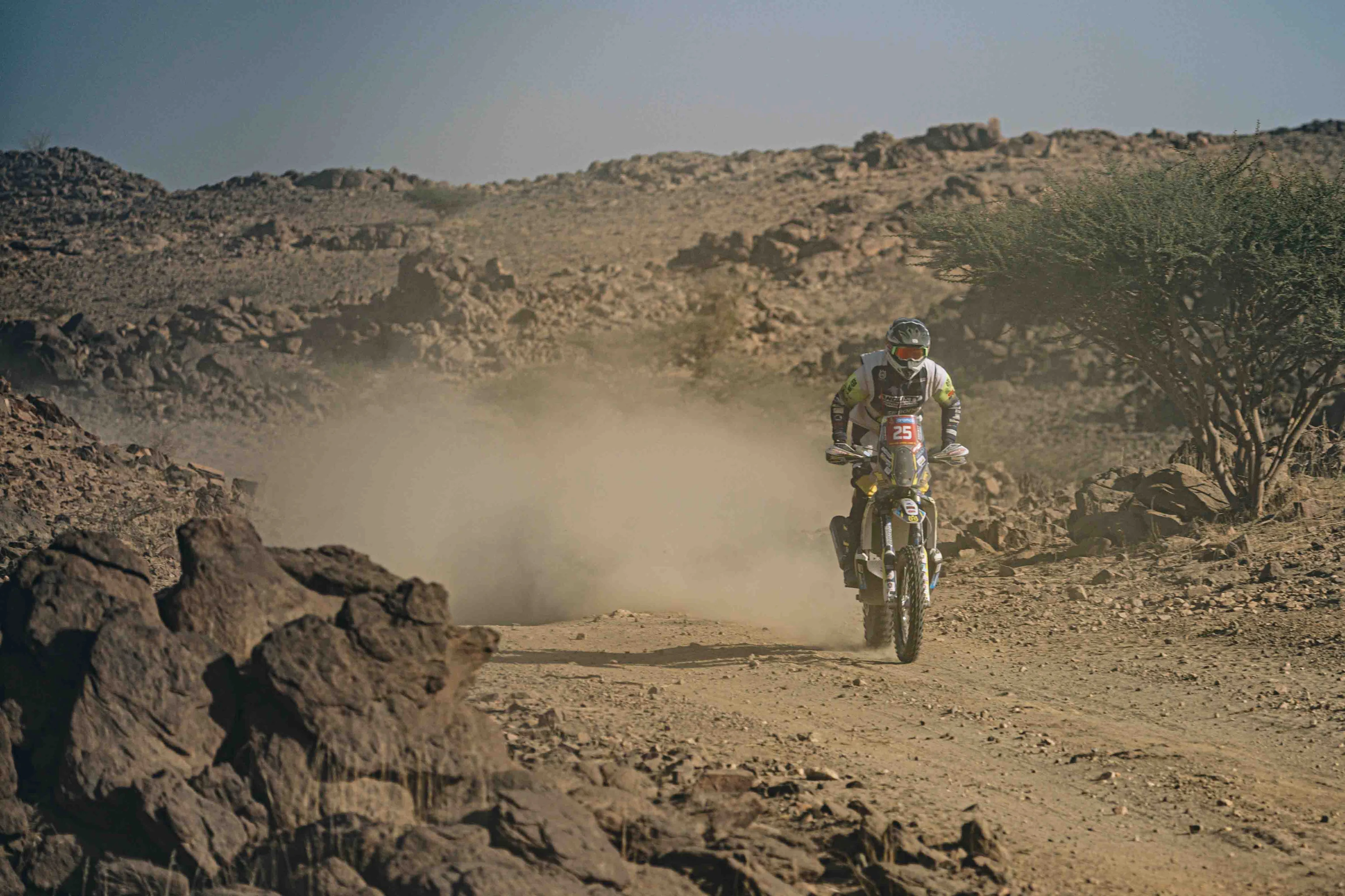 ATTENTION EDITORS - HAND OUT PICTURES - EDITORIAL USE ONLY - MANDATORY CREDIT:  Simon Bauchau  Hand out pictures dated from Saturday 04 January 2025, shows Jerome Martiny during the first stage of the 2025 Dakar rally race in Bisha, Saoudi Arabia.  *** Belga and Belga Editorial Board decline all responsibility regarding the content of this picture. *** BELGA PHOTO HAND OUT SIMON BAUCHAU