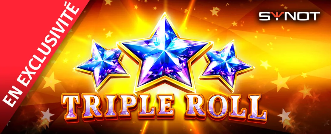 🎲 Triple Roll de Synot: Découvrez cette nouvelle exclusivité