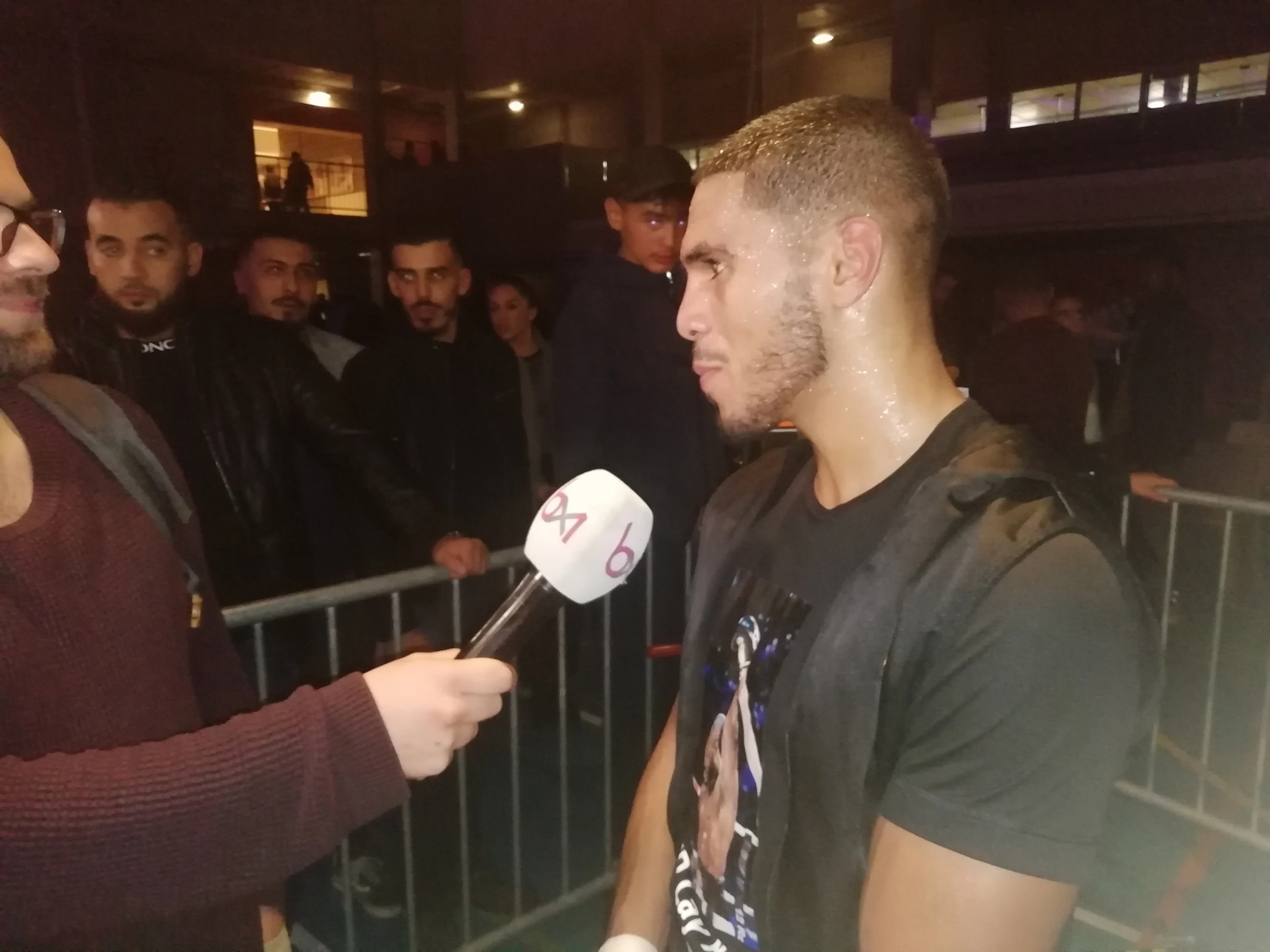 Boxer Anas Messaoudi pictured at ULB sporthall, Saturday 01 October 2022. BELGA PHOTO BRENARD CERF