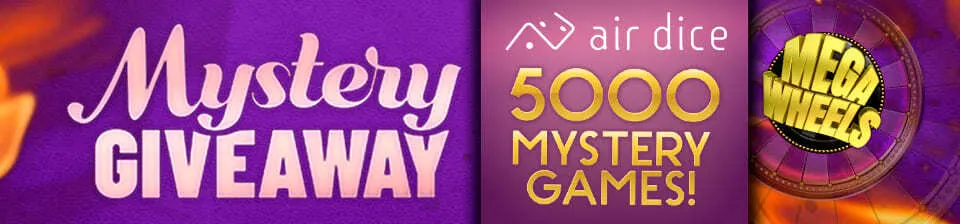 Jump into the Air Dice Mystery Giveaway and get your share of 5,000 Mystery Games!