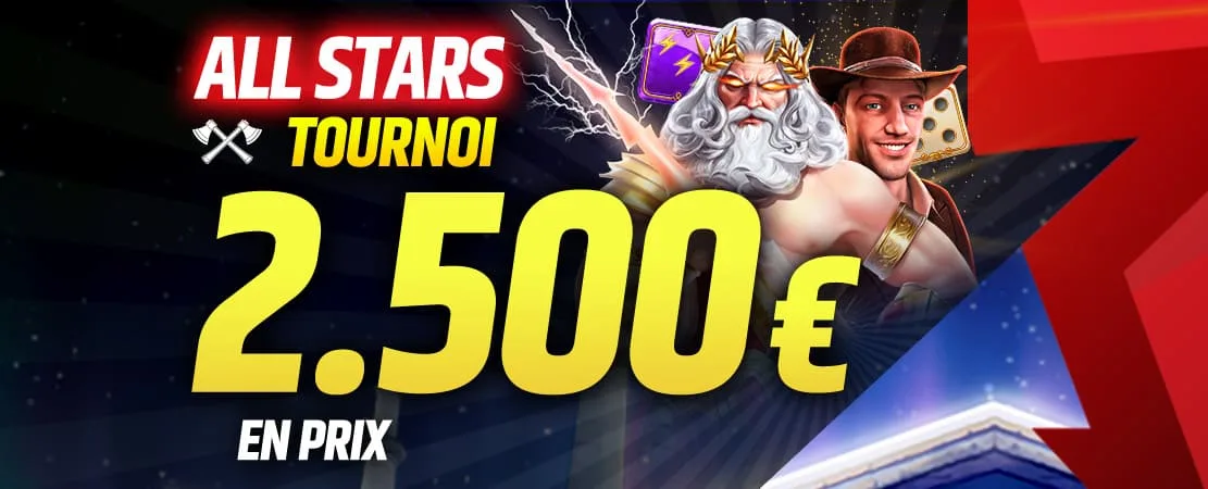 🎲 Tournoi All-Stars de 2.500 €
