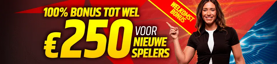Nieuw bij Starcasino? Meld je aan en ontvang tot €250 extra!