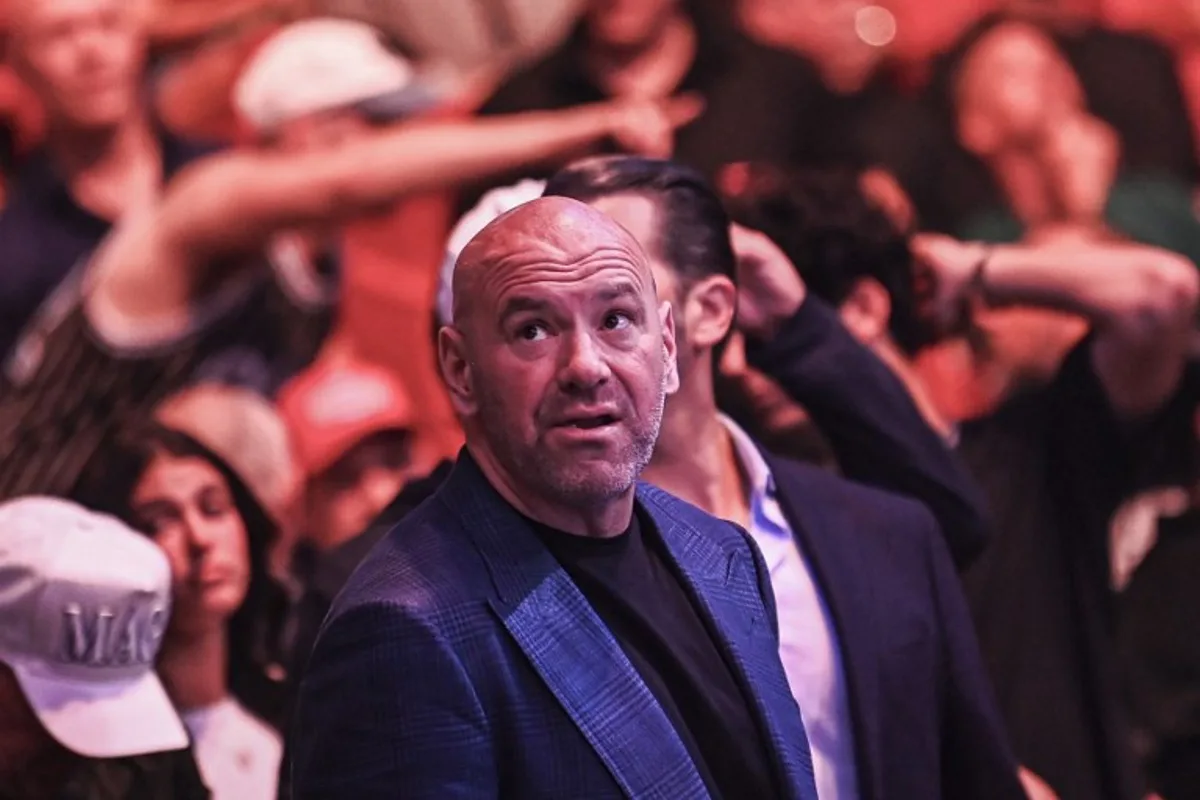 President of Ultimate Fighting Championship (UFC) Dana White attends the Ultimate Fighting Championship (UFC) 287 mixed martial arts event at the Kaseya Center in Miami, Florida, on April 8, 2023.  CHANDAN KHANNA / AFP