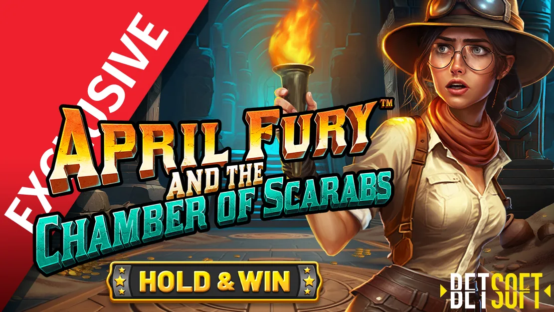 🪲 Exclusively at Starcasino! April Fury And The Chamber Of Scarabs™ by Betsoft!