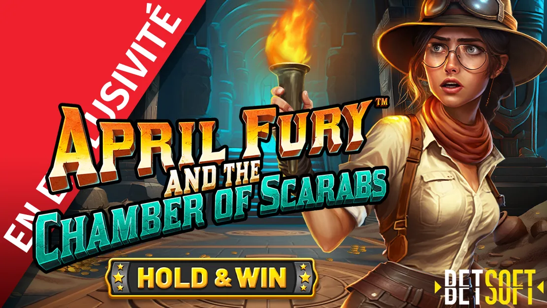 🪲 En exclusivité sur Starcasino ! April Fury And The Chamber Of Scarabs™ de Betsoft !