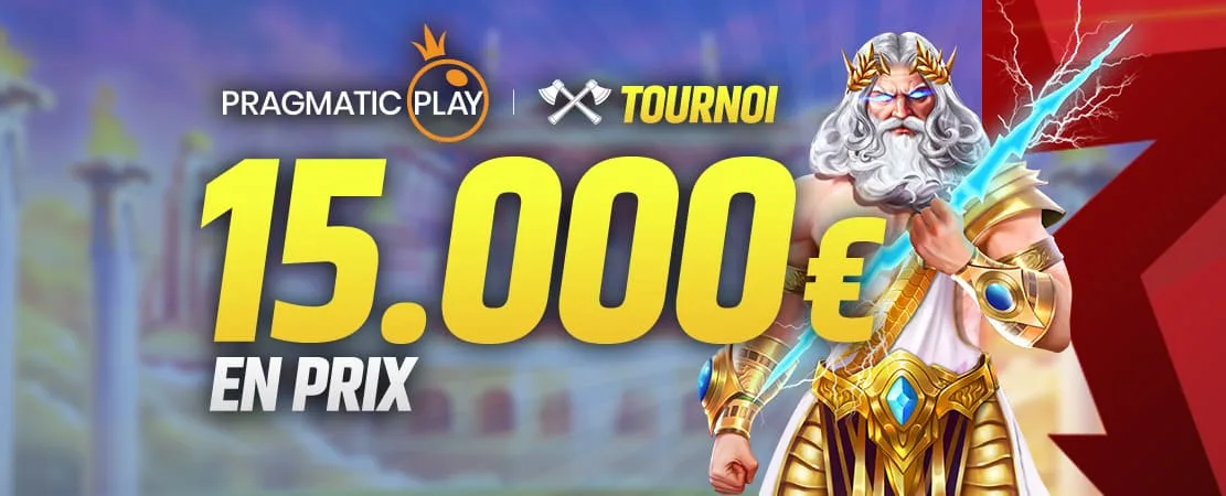 🤩 Tournoi Pragmatic Play de 15.000 € !