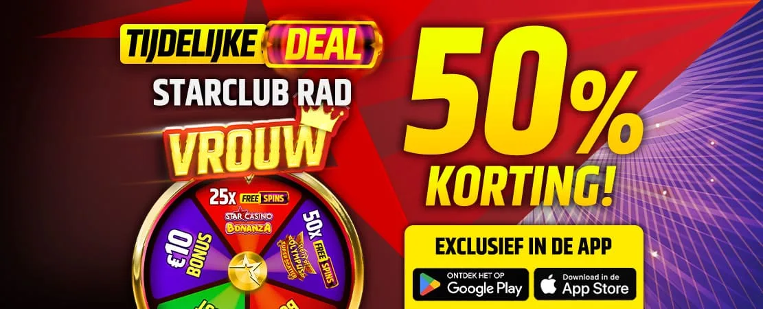🎁 Tijdelijke Deal: 50% Mega Korting op het Starclub Rad: Vrouw!