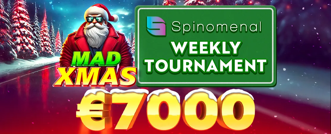 ❄️ Mad Xmas Spinomenal €7,000 Tournament