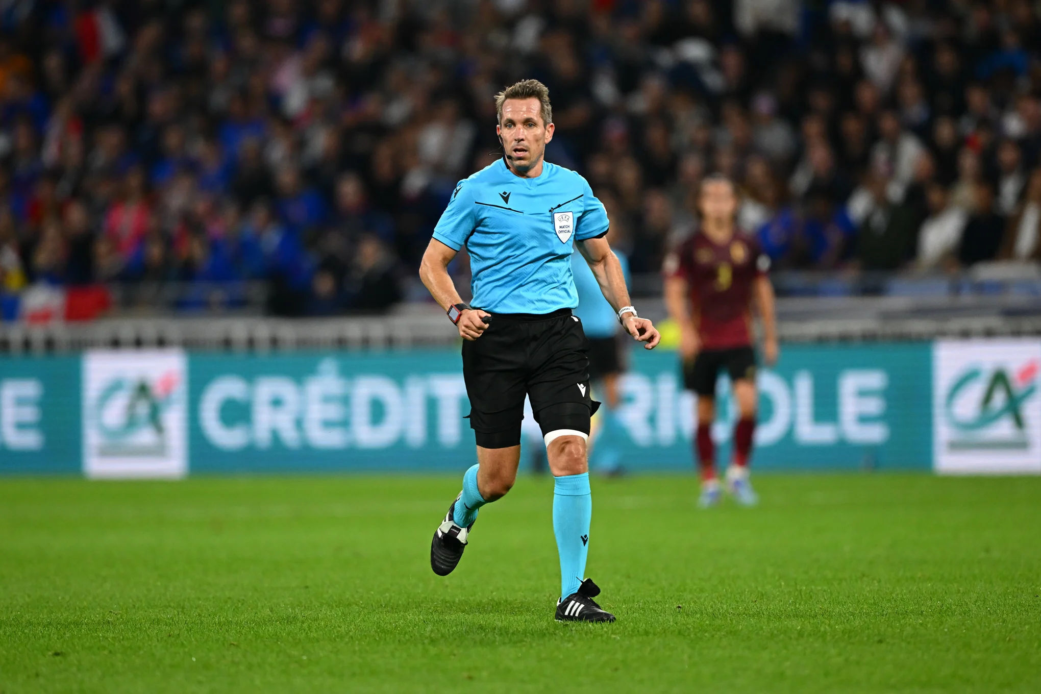 Referee Tobias STIELER during the UEFA Nations League 2024/2025 match between France and Belgium at Groupama Stadium on September 9, 2024 in Lyon, France. (Photo by Baptiste Fernandez/Icon Sport) BELGIUM ONLY