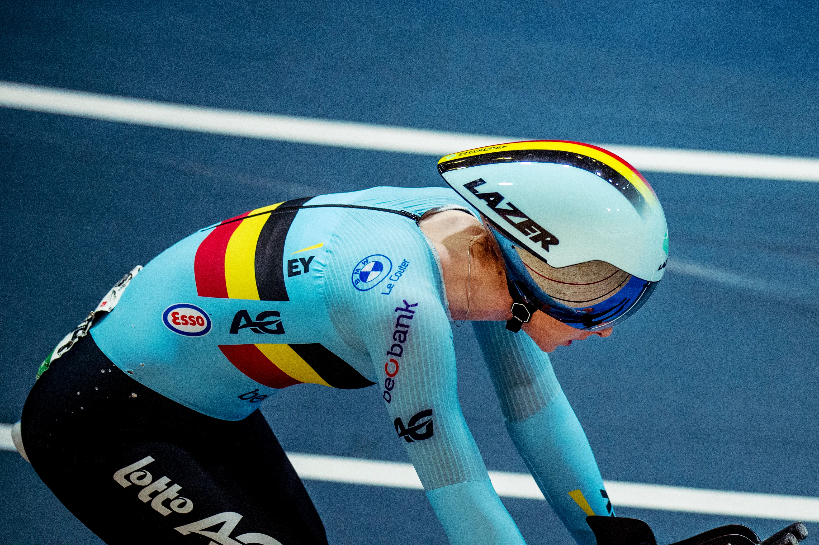 241019 Marith Vanhove of Belgium competes in Women's 500m Time Trial during day 4 of the 2024 UCI Tissot Track Cycling World Championships on October 19, 2024 in Ballerup.  Photo: Christian Örnberg / BILDBYRÅN / COP 166 / CO0481 cykling cycling sykling cykel vm cykel2024 uci tissot track cycling world championships wc 2024 uci tissot track cycling world championships 4 bbeng grappa33 BELGIUM ONLY