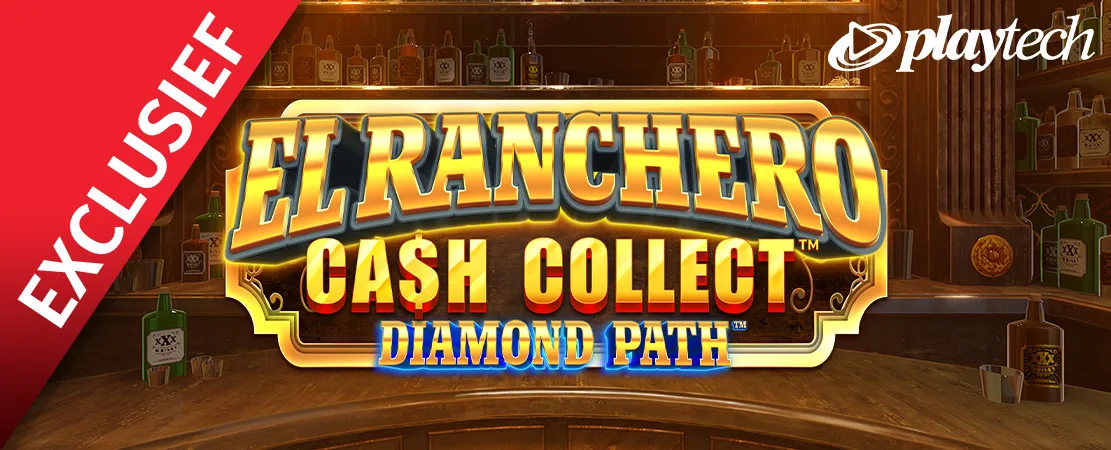 🪇 Exclusief bij Starcasino! El Ranchero Cash Collect Diamond Path van Playtech 🪇