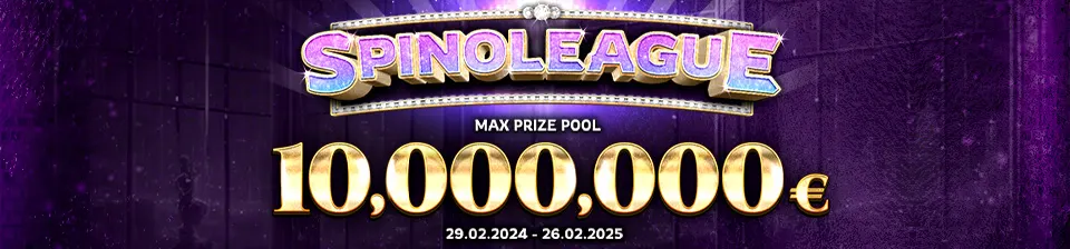 From February 29, 2024, to February 25, 2025, Spinomenal celebrates its 10th anniversary with a unique tournament featuring an incredible prize pool of 10 million euros!