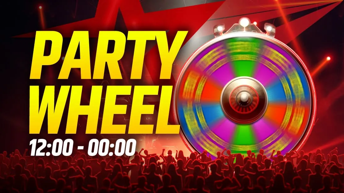 🎉 Spin the Party Wheel – Every Saturday at Starcasino.nl! 🎉