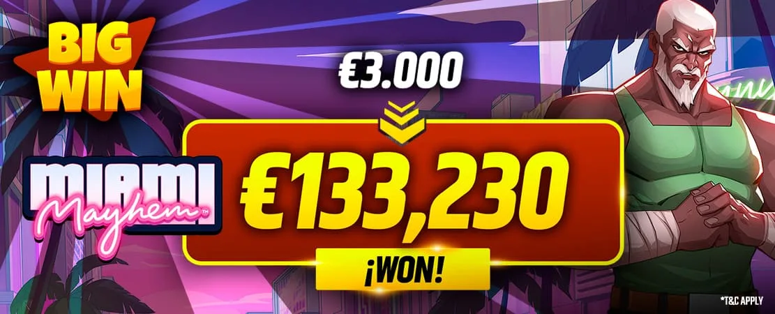 €133,230! Miami Mayhem's big win
