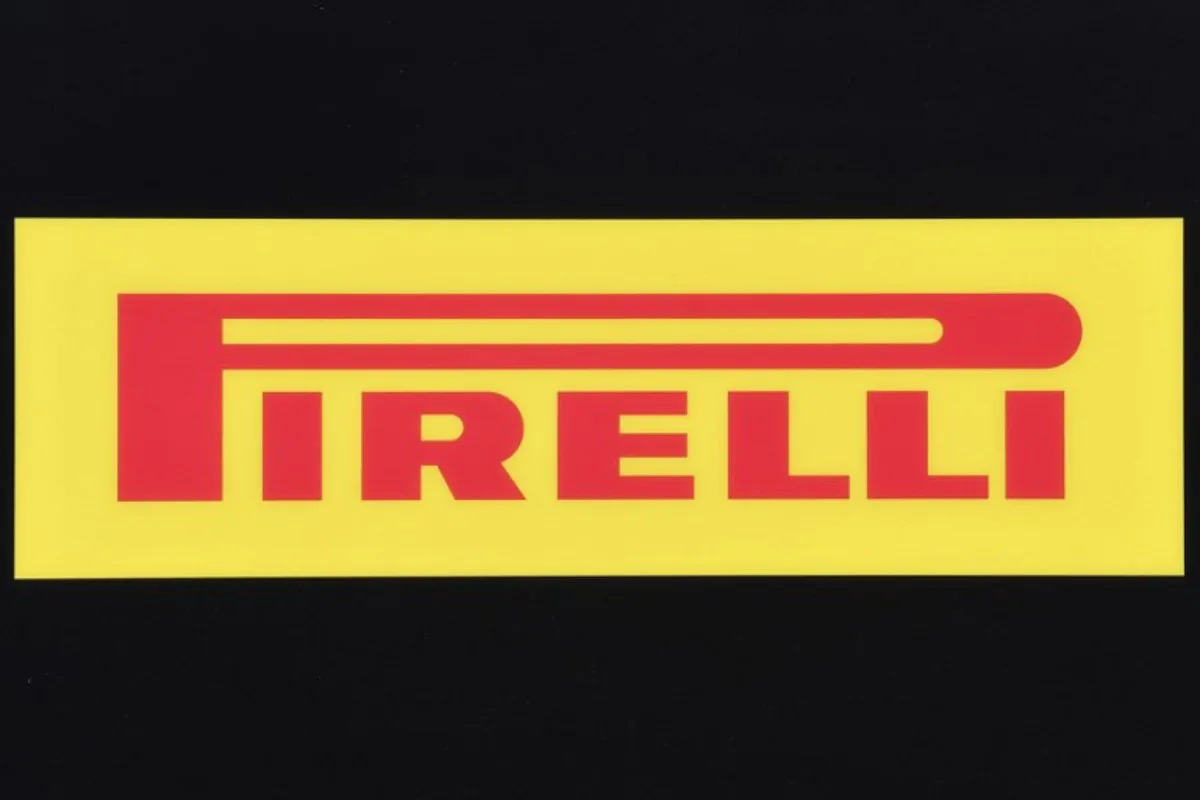 A logo of Pirelli tyre company is pictured at the Bahrain International Circuit in Sakhir on March 1, 2024, ahead of the Bahrain Formula One Grand Prix. Giuseppe CACACE / AFP