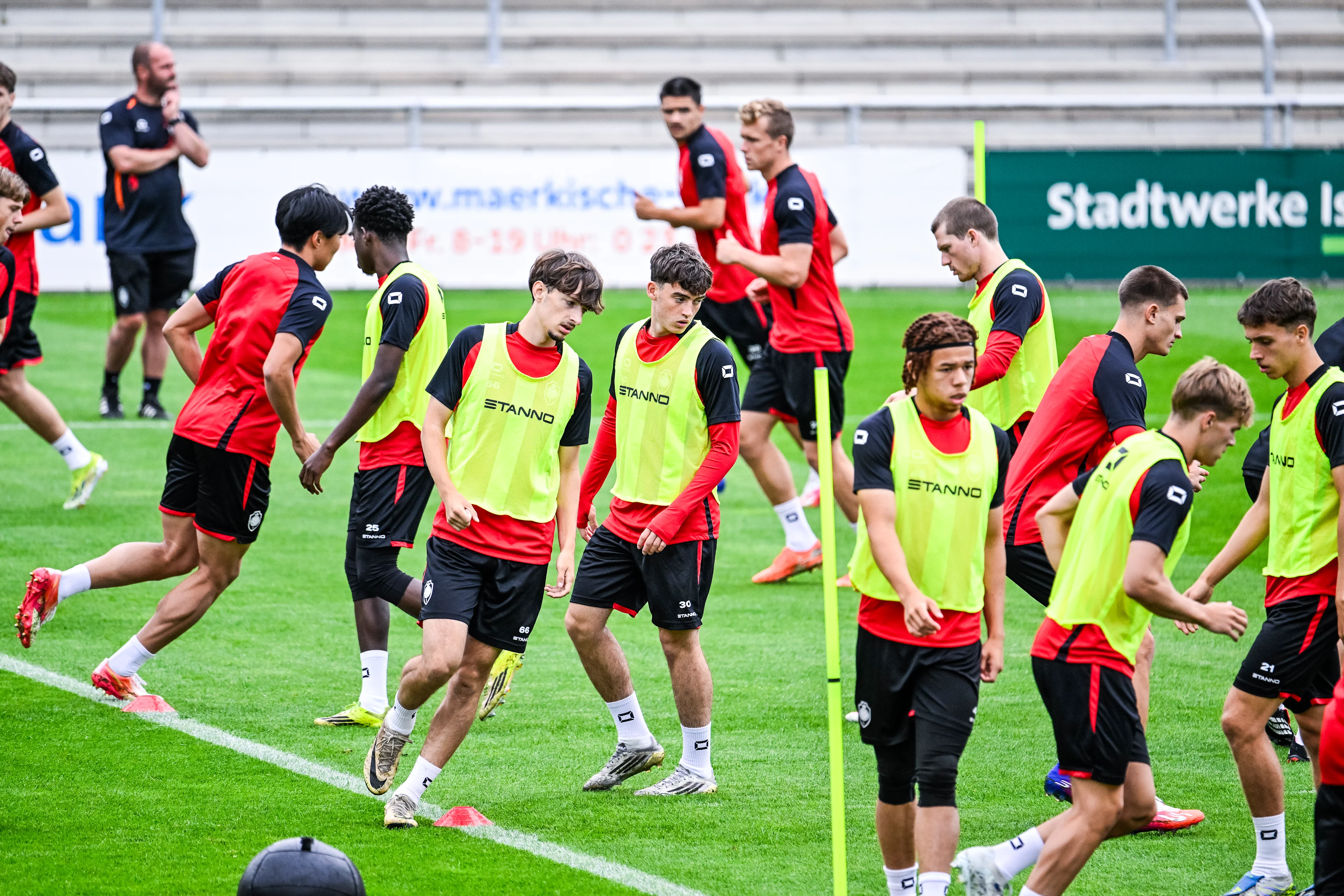 Dries Verdonck pictured during a training session during the summer training camp of Belgian soccer team Royal Antwerp FC, Thursday 09 July 2026 in Iserlohn Germany, in preparation of the upcoming 2026-2027 first division season. BELGA PHOTO TOM GOYVAERTS