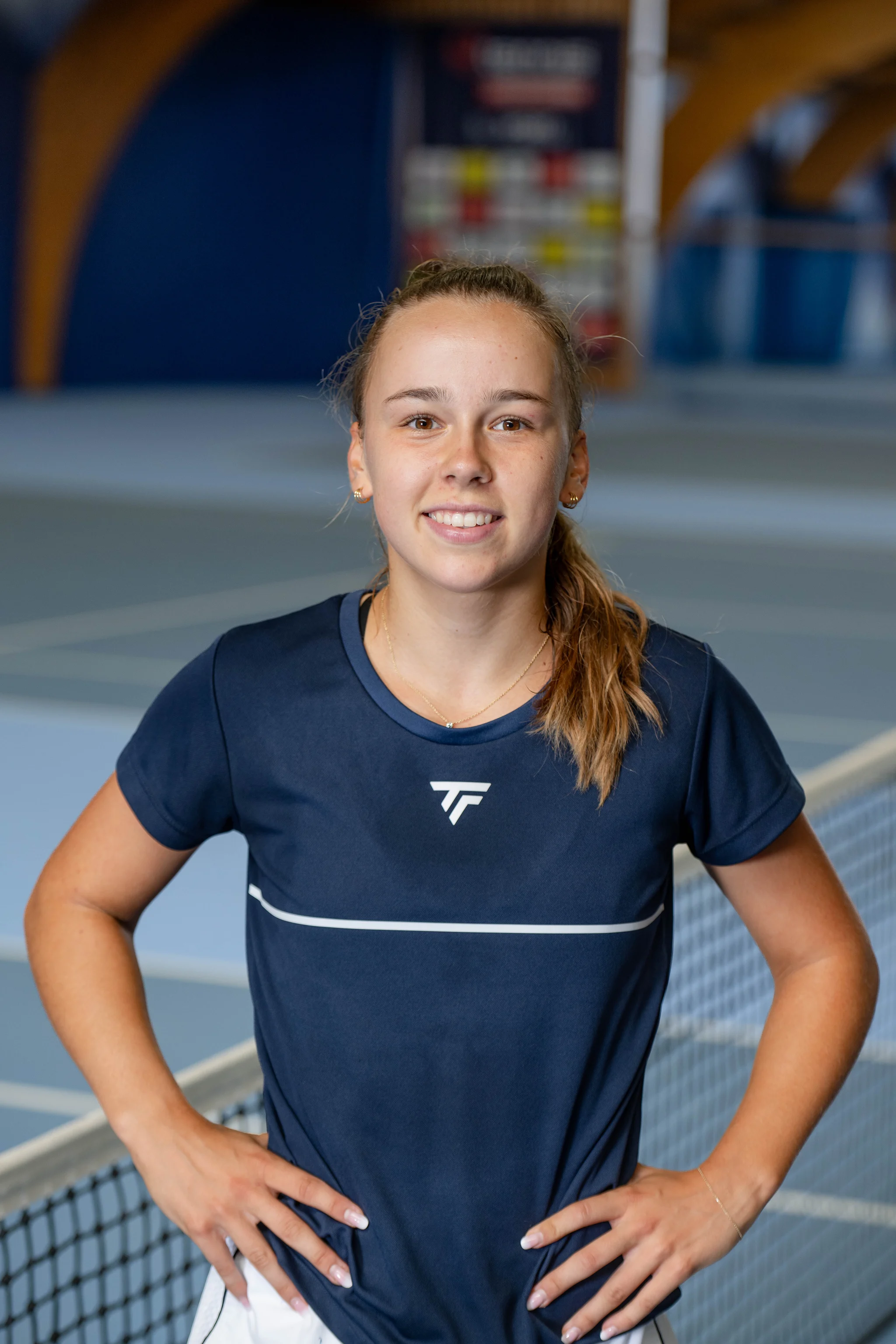 This portrait distributed on Tuesday 19 September 2023, shows Amelie Van Impe posing for a portrait at the Topsportcentrum in Wilrijk, Antwerp, Friday 01 September 2023. BELGA PHOTO JONAS ROOSENS