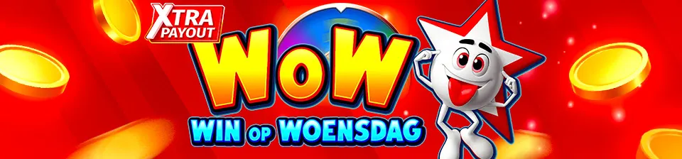 🤩 Draai elke woensdag tussen 16:00 en 21:00 uur aan het WOW Win Wednesday wiel!