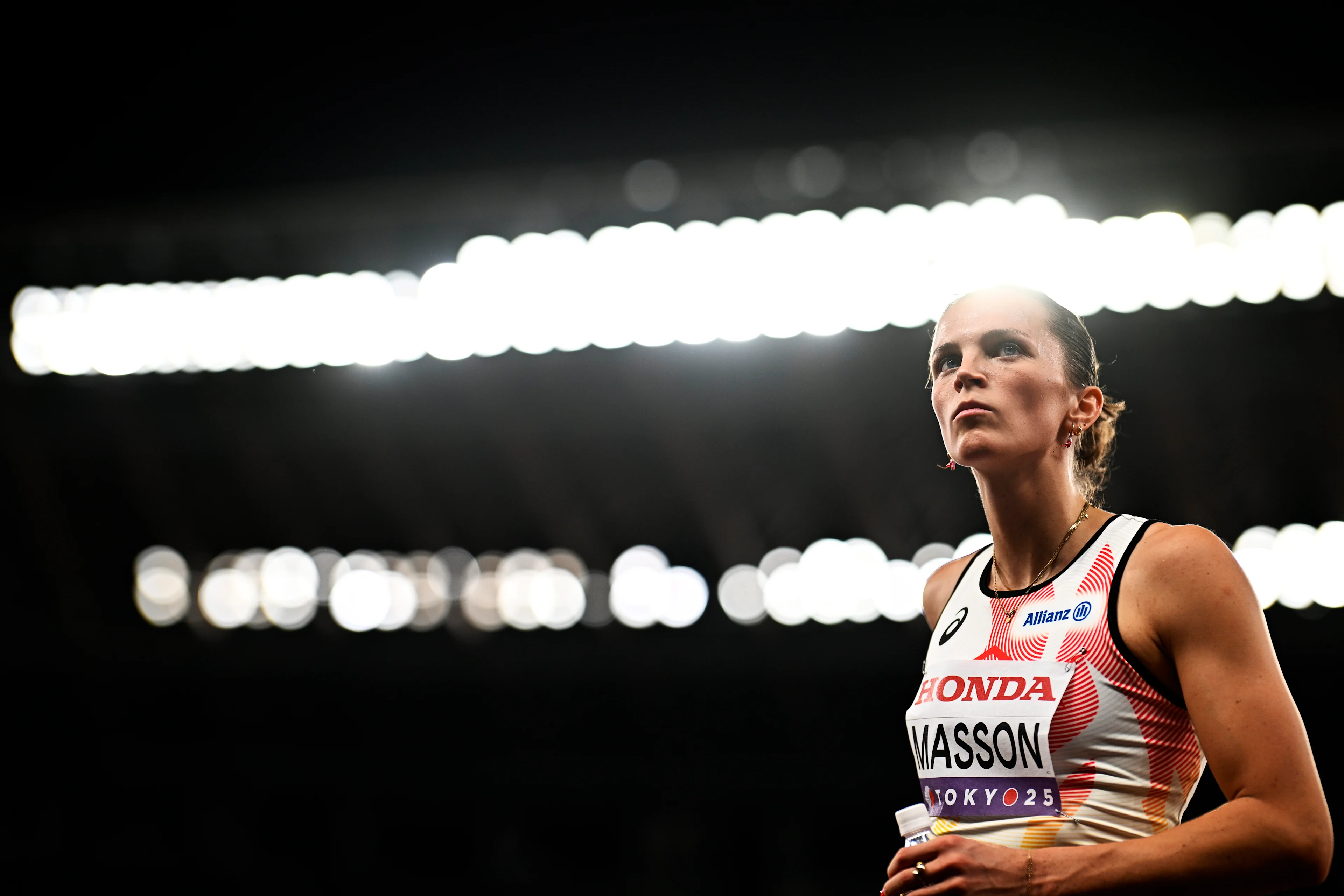 Belgian Ilona Masson pictured during the Triple Jump women qualifications, at the World Athletics Championships in Tokyo, Japan, on Tuesday 16 September 2025. The outdoor Worlds are taking place from 13 to 21 September. BELGA PHOTO JASPER JACOBS