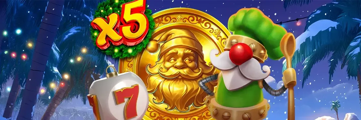Top 5 kerstgames op Casino King, met feestelijke dice slots en dice games en winterse sferen voor een echte holiday-ervaring.