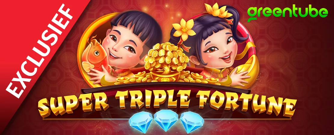 ⭐ Exclusief bij Starcasino! Super Triple Fortune van Greentube ⭐