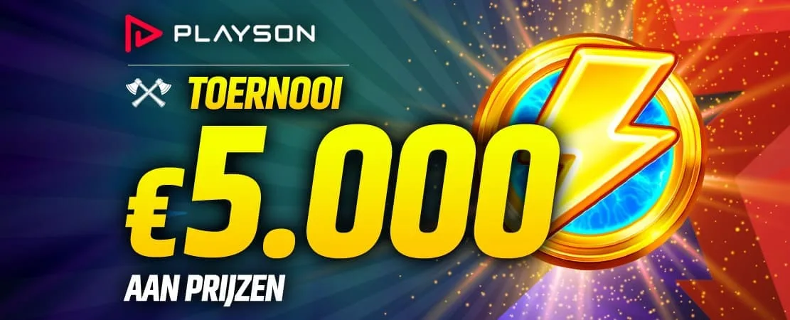€5.000 Playson Toernooi 🎭