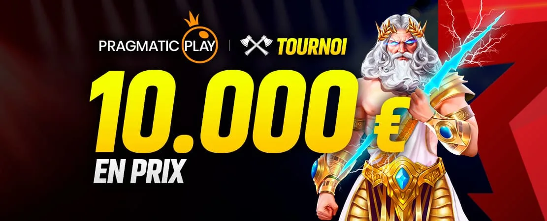 🏆 Tournoi Pragmatic Play 10.000 €
