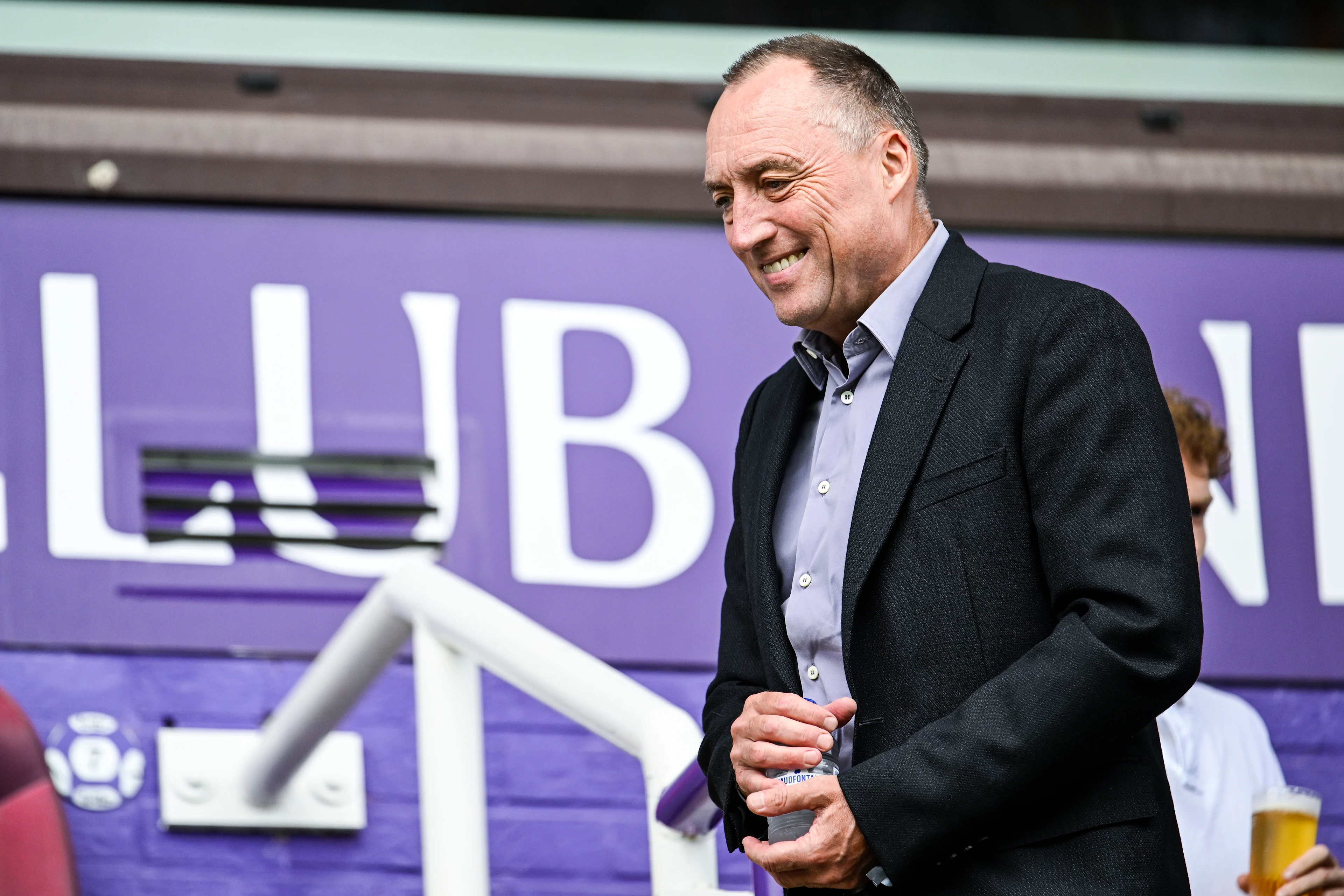 Anderlecht's chairman Wouter Vandenhaute pictured before a soccer match between RSC Anderlecht and KVC Westerlo, Sunday 27 July 2025 in Anderlecht, on day 1 of the 2025-2026 'Jupiler Pro League' first division of the Belgian championship. BELGA PHOTO TOM GOYVAERTS