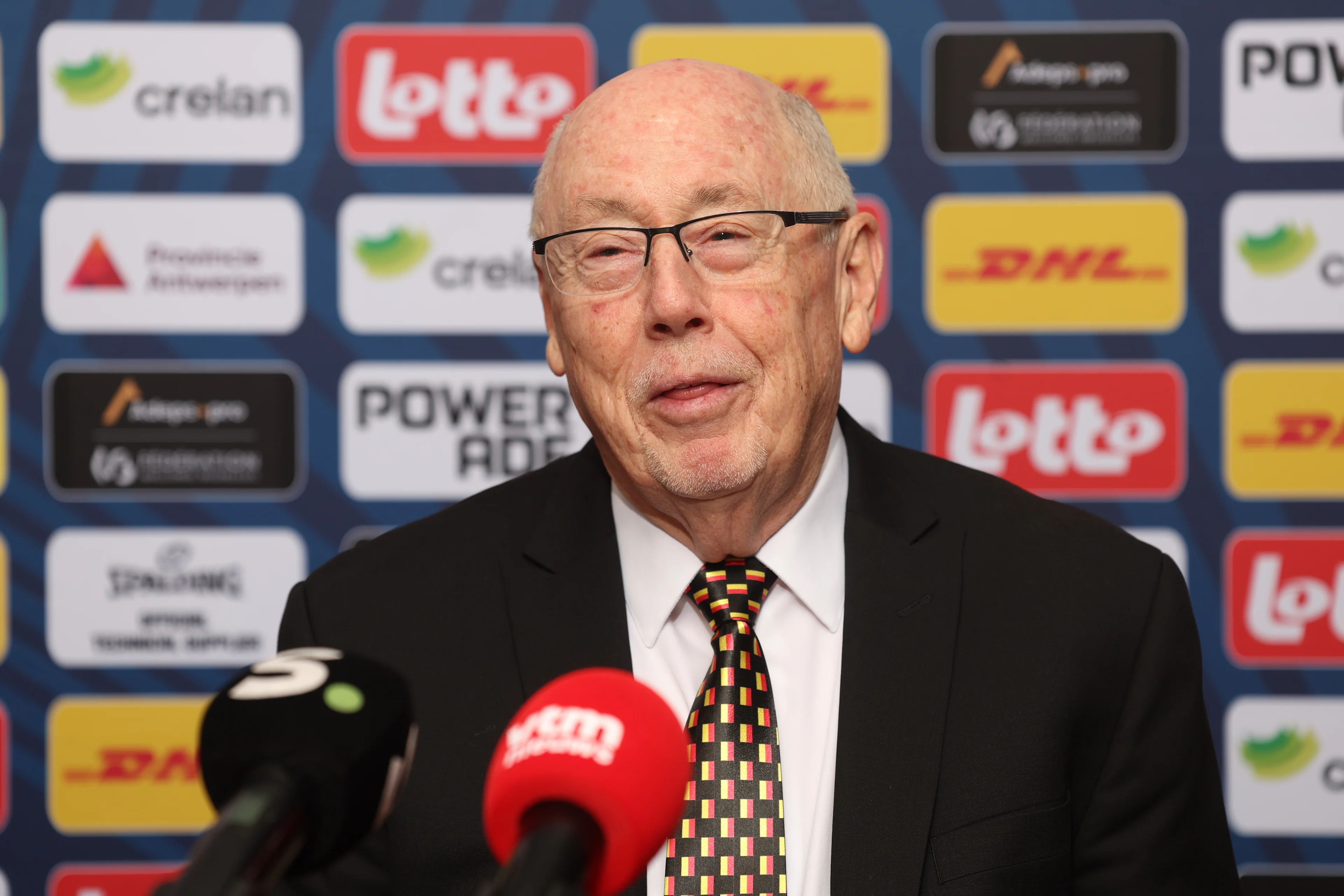 Belgium's head coach Mike Thibault pictured during a press conference of the Belgian national women team 'the Belgian Cats' to present their new coach, in Antwerp, Friday 31 January 2025. BELGA PHOTO VIRGINIE LEFOUR