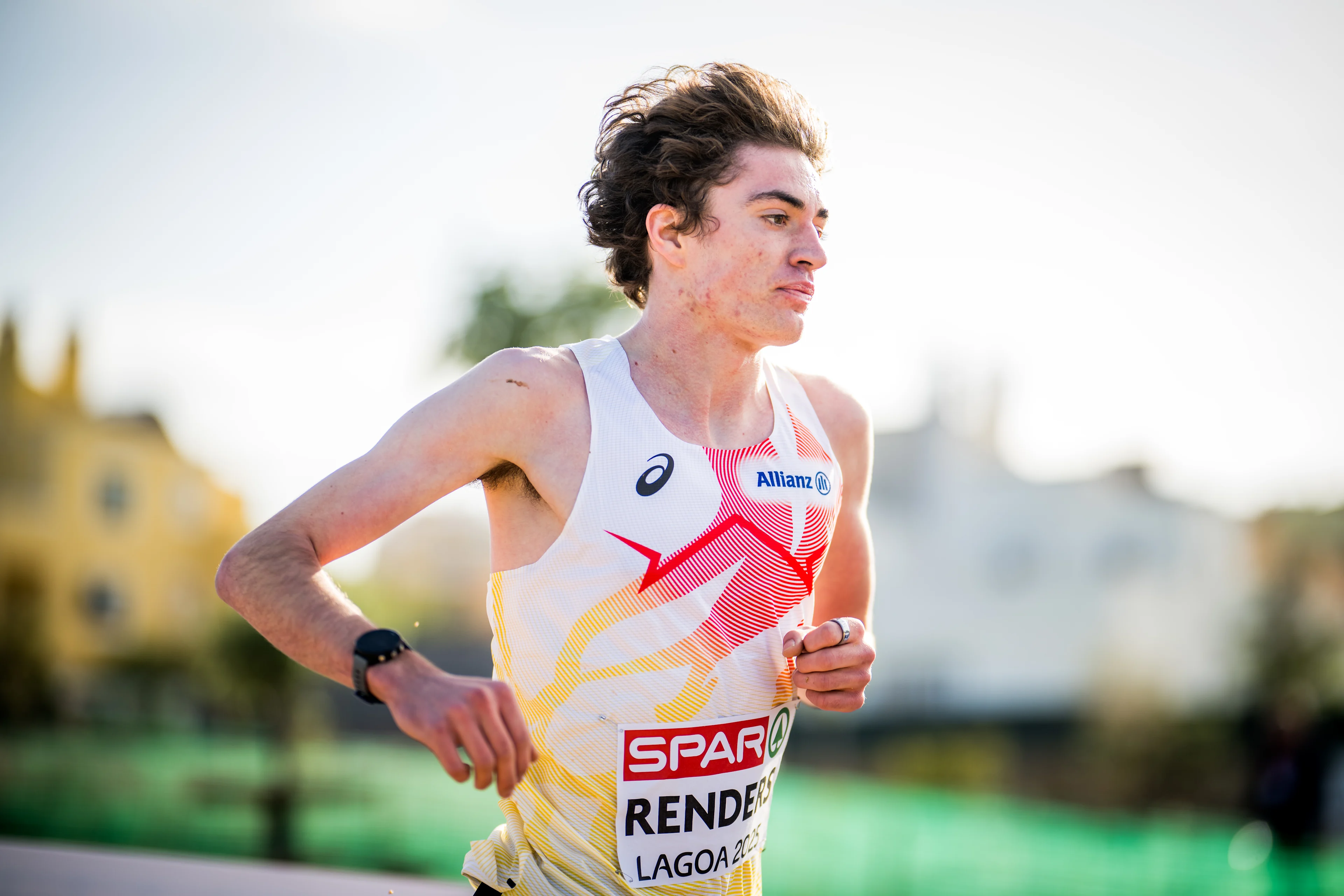 Belgian Willem Renders pictured in action during the Men U20 race at the 2025 SPAR European Cross Country Championships, in Lagoa, Portugal, Sunday 14 December 2025. BELGA PHOTO JASPER JACOBS
