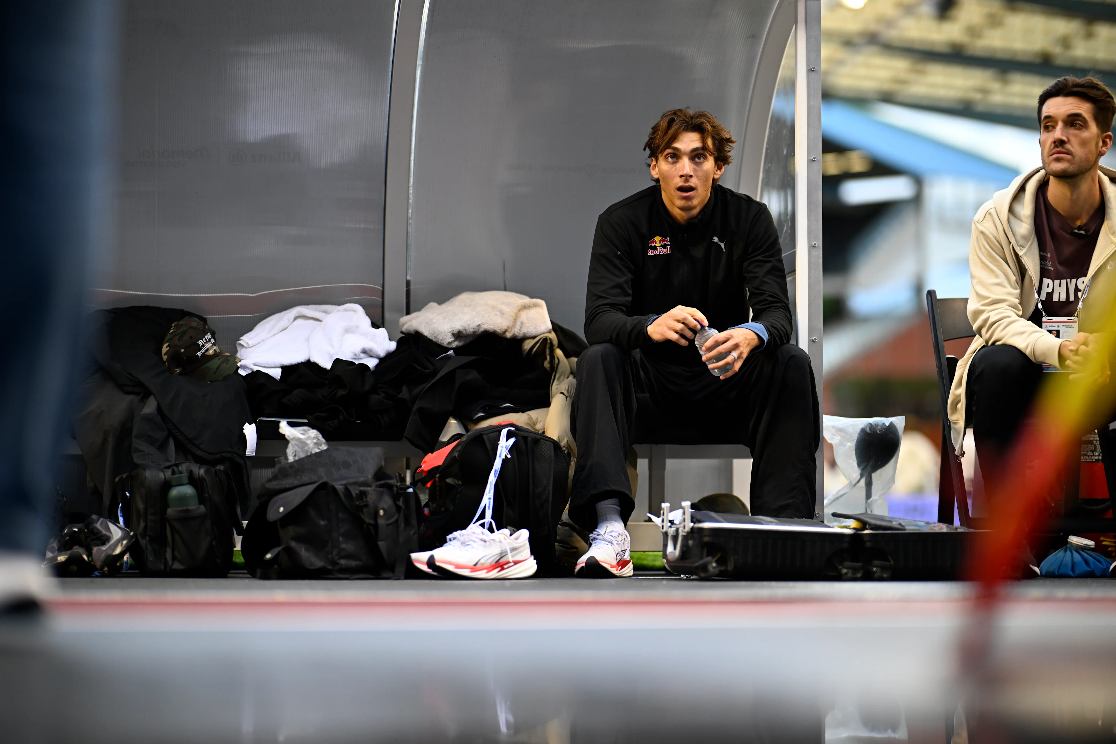 Swedish pole vaulter Armand Mondo Duplantis pictured during the men's pole vault competition, at the 50th edition of the Memorial Van Damme Diamond League athletics event in Brussels, Friday 4 September 2026.  BELGA PHOTO JASPER JACOBS