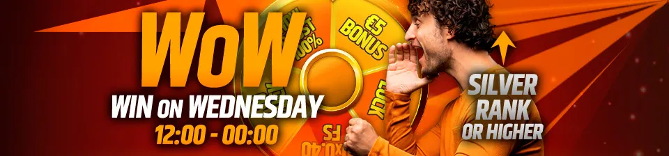 Tous les mercredis entre 12h00 et 00h00, vous avez la possibilité de faire tourner la roue WoW !
