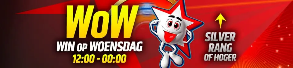Elke Woensdag tussen 12:00 en 00:00 krijg jij de kans om aan het WoW Wheel te draaien!
