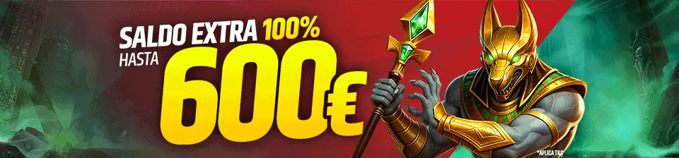 Saldo Extra Diario: 100% hasta 600€ 🐺