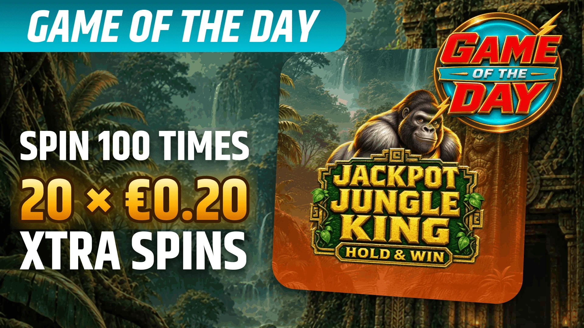 StarBE_2026-10-30_Promo_GameoftheDay_JackpotJungleKingHoldWin_Octoplay
