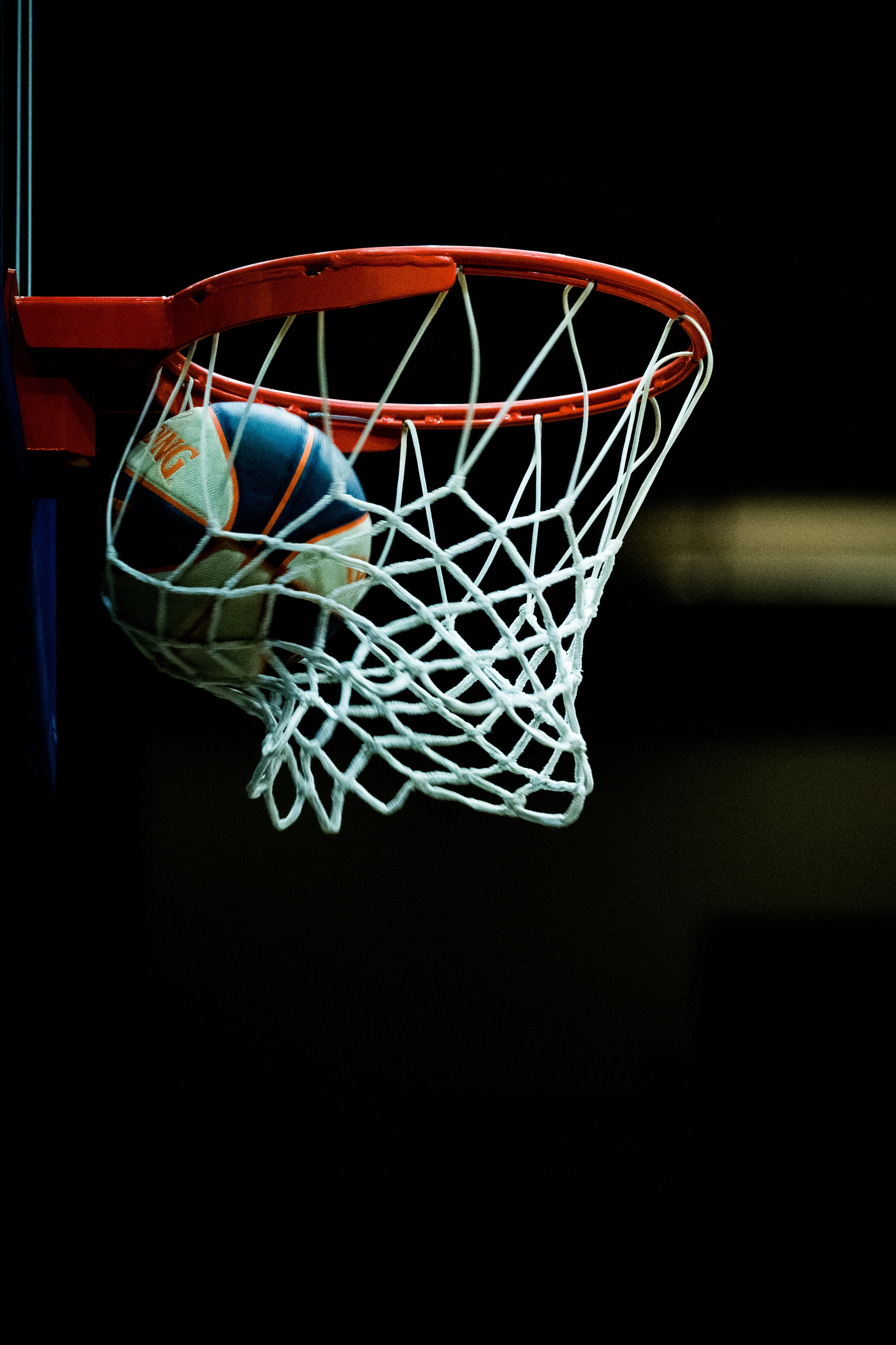 Illustration picture shows a basketball during a basketball match between Leuven Bears and the Antwerp Giants, Friday 22 December 2023 in Hasselt, on day 13 of the National Round Belgium in the 'BNXT League' Belgian first division basket championships. BELGA PHOTO JASPER JACOBS