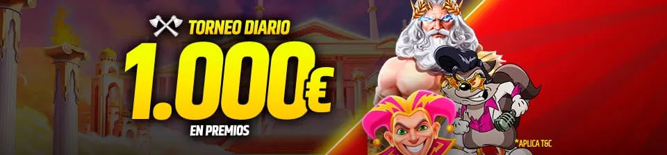Damos 1.000€ en premios cada día.